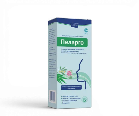 Pelargo throat spray