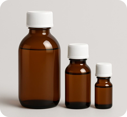 Glass bottle for liquid dosage forms